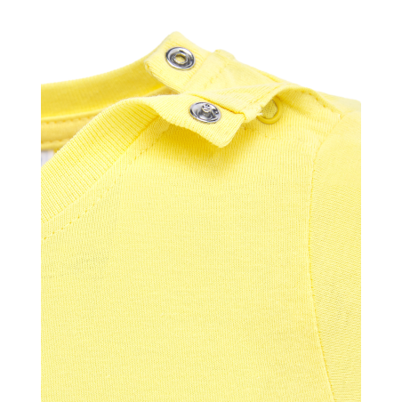 Body Amarillo Manga Corta Bebe - Bodys