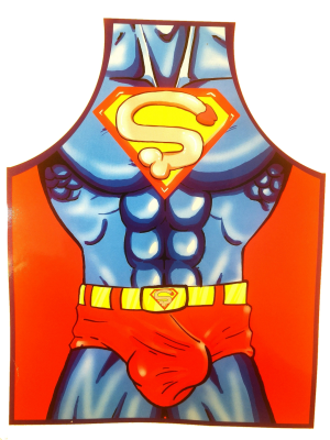 Delantal Superheroe - Camisetas y Delantales para Despedidas