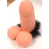 Pene de Tela 10cm con Pelo Pequeño - Penes, Tetas y Culos