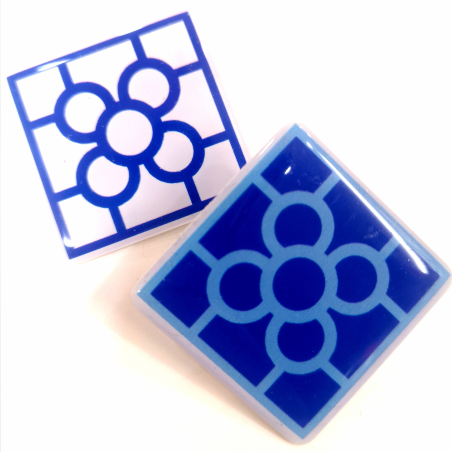 Fermall De Mosaic Blau