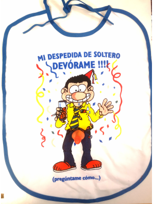 Babero Mi Despedida de Soltero - Camisetas y Delantales para Despedidas
