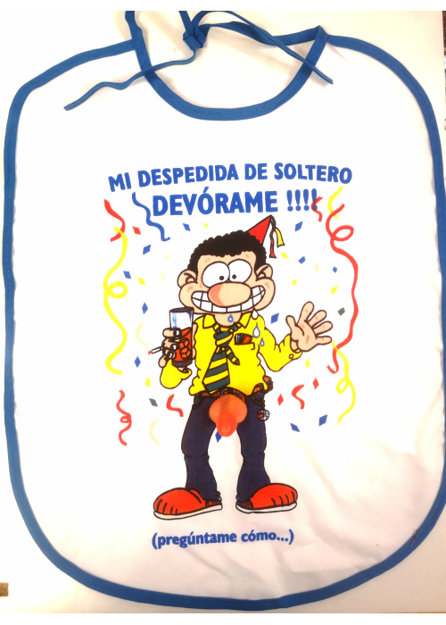 Babero Mi Despedida de Soltero - Camisetas y Delantales para Despedidas