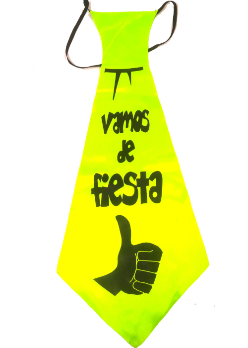 Corbata Vamos de fiesta - Pañuelos y Corbatas para Despedidas