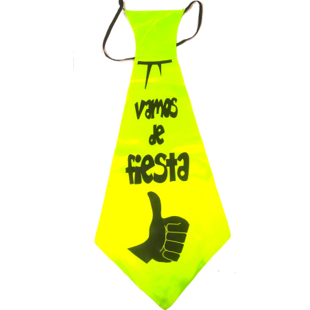 Corbata Vamos de fiesta - Pañuelos y Corbatas para Despedidas