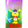 Tarjeta He Ido a Clases de Ingles Para Decirte I love you - Tarjetas de Felicitacion
