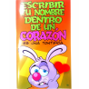 Tarjeta Escribir tu Nombre Dentro de un Corazon - Tarjetas de Felicitacion