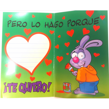 Tarjeta Escribir tu Nombre Dentro de un Corazon - Tarjetas de Felicitacion