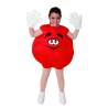 Disfraz de Dulce Rojo infantil - Originales y Divertidos