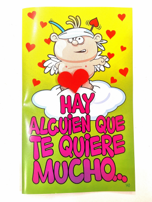 Tarjeta Hay Alguien Que Te Quiere Mucho... - Tarjetas de Felicitacion