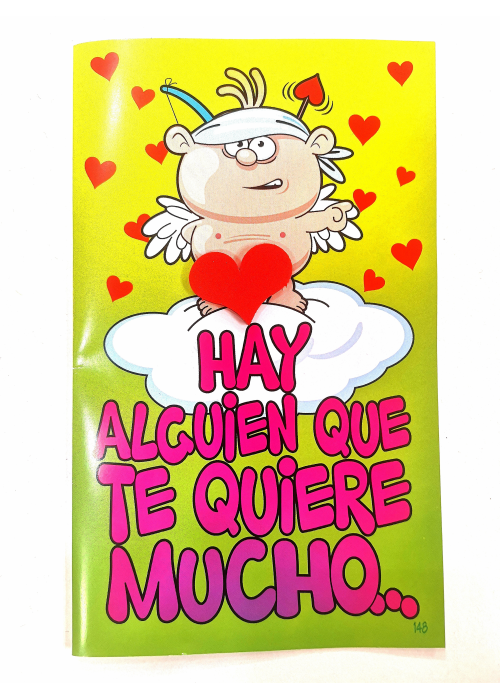 Tarjeta Hay Alguien Que Te Quiere Mucho... - Tarjetas de Felicitacion
