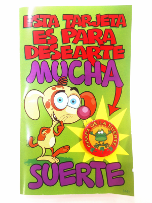Tarjeta Esta Tarjeta Es Para Desearte Mucha Suerte - Tarjetas de Felicitacion