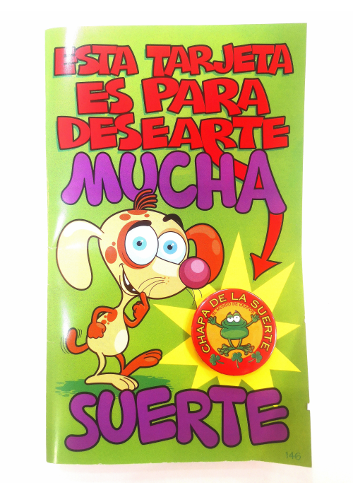 Tarjeta Esta Tarjeta Es Para Desearte Mucha Suerte - Tarjetas de Felicitacion
