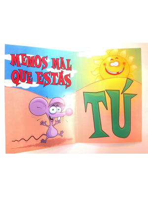 Tarjeta A Veces la Vida es Gris y Aburrida - Tarjetas de Felicitacion