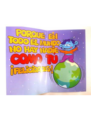Tarjeta Seguro Que Eres de Este Planeta - Tarjetas de Felicitacion