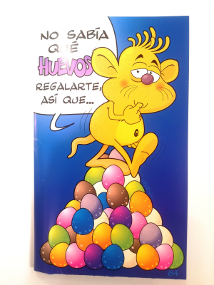 Tarjeta No Sabia Que Huevos Regalarte - Tarjetas de Felicitacion