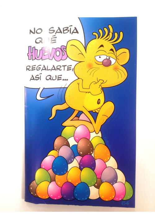Tarjeta No Sabia Que Huevos Regalarte - Tarjetas de Felicitacion
