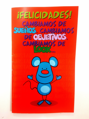 Tarjeta Felicidades Cambiamos de Sueños - Tarjetas de Felicitacion