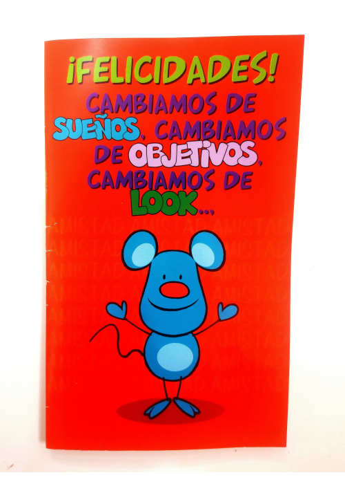 Tarjeta Felicidades Cambiamos de Sueños - Tarjetas de Felicitacion