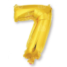 Globo Dorado Numero 7 de Foil 32 - Globos