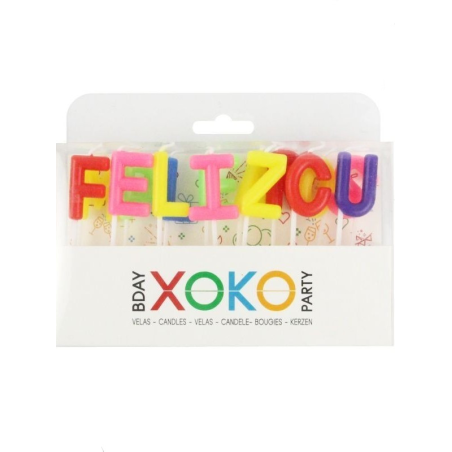 Velas Letras Feliz Cumpleaños - Velas
