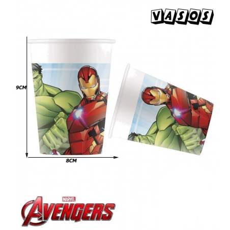 Vasos Advengers 6 Unid