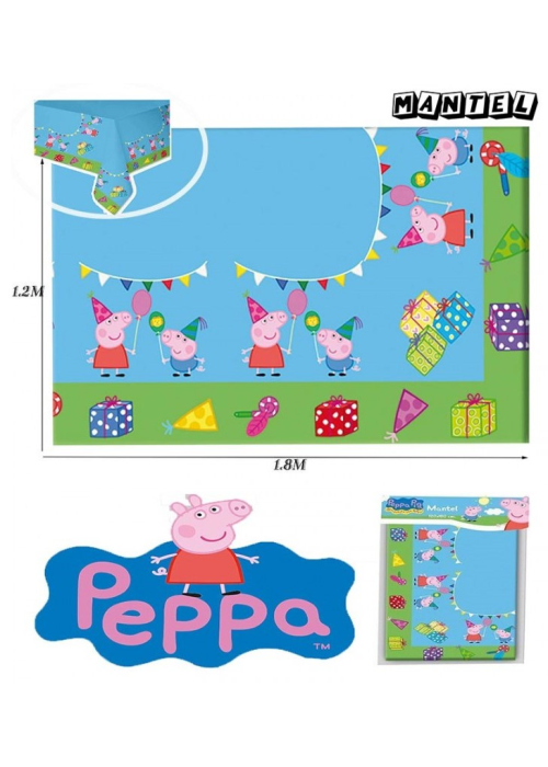 Mantel Peppa Pig - Fiestas de Cumpleaños de Peppa Pig