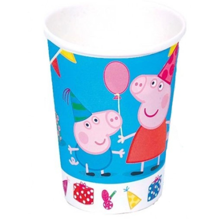 Vasos Peppa Pig 6 unid - Fiestas de Cumpleaños de Peppa Pig