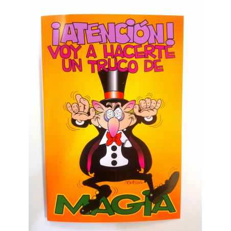 Tarjeta Atencion Voy a Hacerte un Truco - Tarjetas de Felicitacion