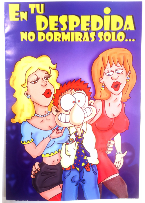 Tarjeta Grande En Tu Despedida No Dormiras - Tarjetas para Despedidas