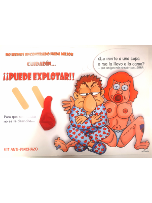 Tarjeta Grande En Tu Despedida No Dormiras - Tarjetas para Despedidas