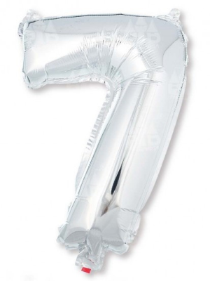 Globo Plata Numero 7 de Foil 32 - Globos