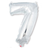 Globo Plata Numero 7 de Foil 32 - Globos