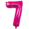 Globo Fucsia Numero 7 de Foil 32 - Globos