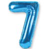Globo Azul Numero 7 de Foil 32 - Globos