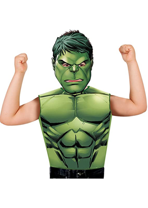 Camiseta y Mascara  Hulk - Fiestas de Cumpleaños de Superheroes