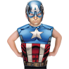 Camiseta y Mascara  Capitan America - Fiestas de Cumpleaños de Superheroes