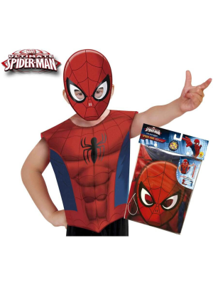 Camiseta y Mascara Spiderman - Fiestas de Cumpleaños de Superheroes