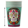 Vasos Calavera Mejicana 6unid - Platos, Vasos y Decoracion de Mesa
