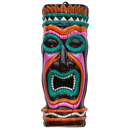 Decoracion Totem 3D - Fiesta Hawaiana