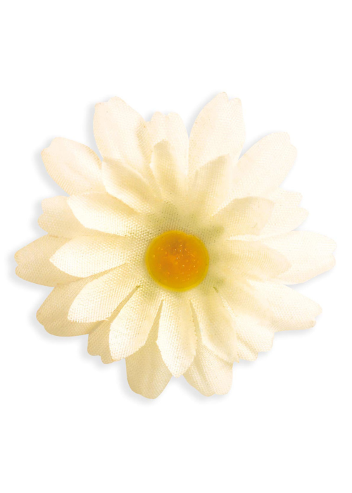 Margarita Blanca Decorativa - Complementos años 60-70 (Hippies)
