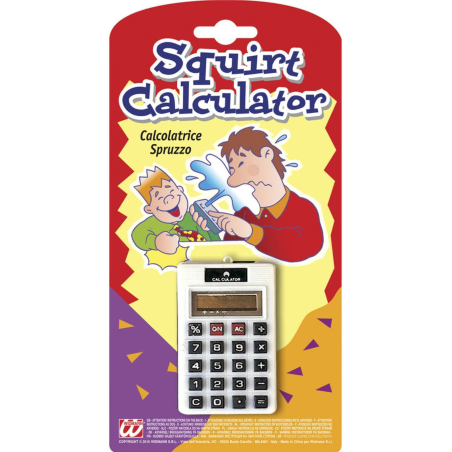 Calculadora con Chorro - Articulos de Broma