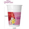 Vasos Princesas Disney 8 unid - Fiestas de Cumpleaños de Princesas