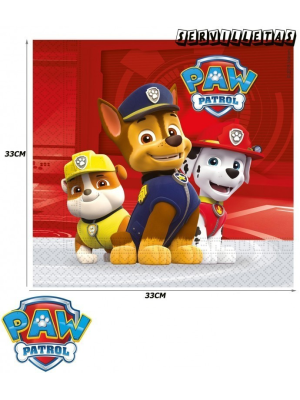 Comprar Servilletas Patrulla Canina 20 Unid - Fiestas de Cumpleaños de Patrulla Canina