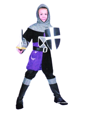 Comprar Disfraz de Caballero Medieval Morado Niño - Disfraces Medievales para Niños