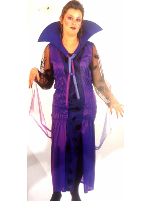 Disfraz de Vampiresa Morada Mujer - Disfraces de Vampiresas y goticas para Mujer