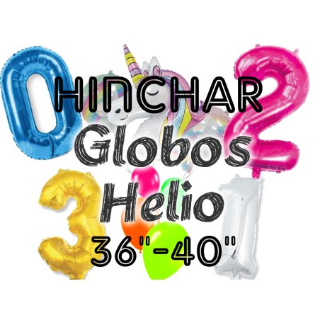 Hinchado Helio 36-45 Globo Metalizado - Helio