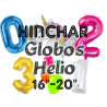 Hinchado Helio 16" a 20"