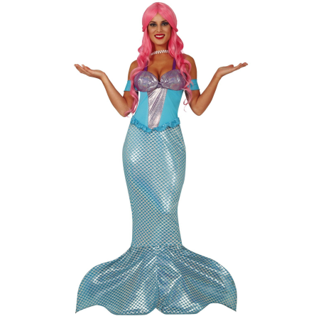 Disfraz de Sirena Azul