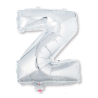 Globo Letra Plata Z 16 - Globos de Letras Metalizados