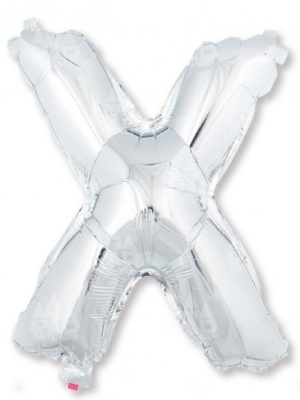 Globo Plata Letra C 16"
